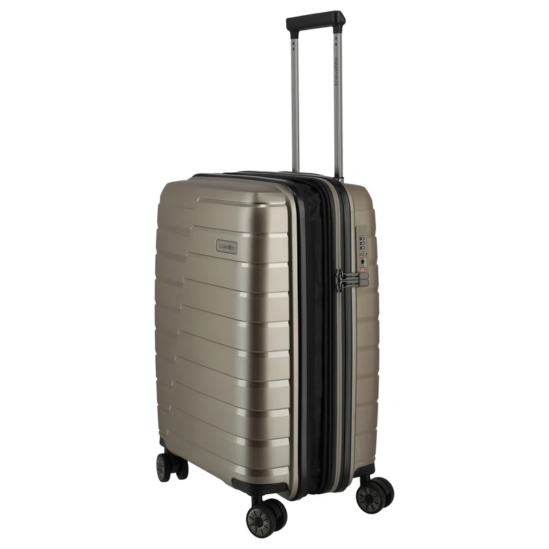 Travelite Air Base - 4-Rollen-Kabinentrolley S 55 cm erw. (champagner)