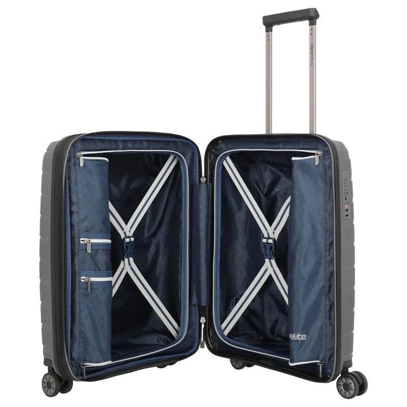 Travelite Air Base - 4-Rollen-Kabinentrolley S 55 cm erw. (anthracite)