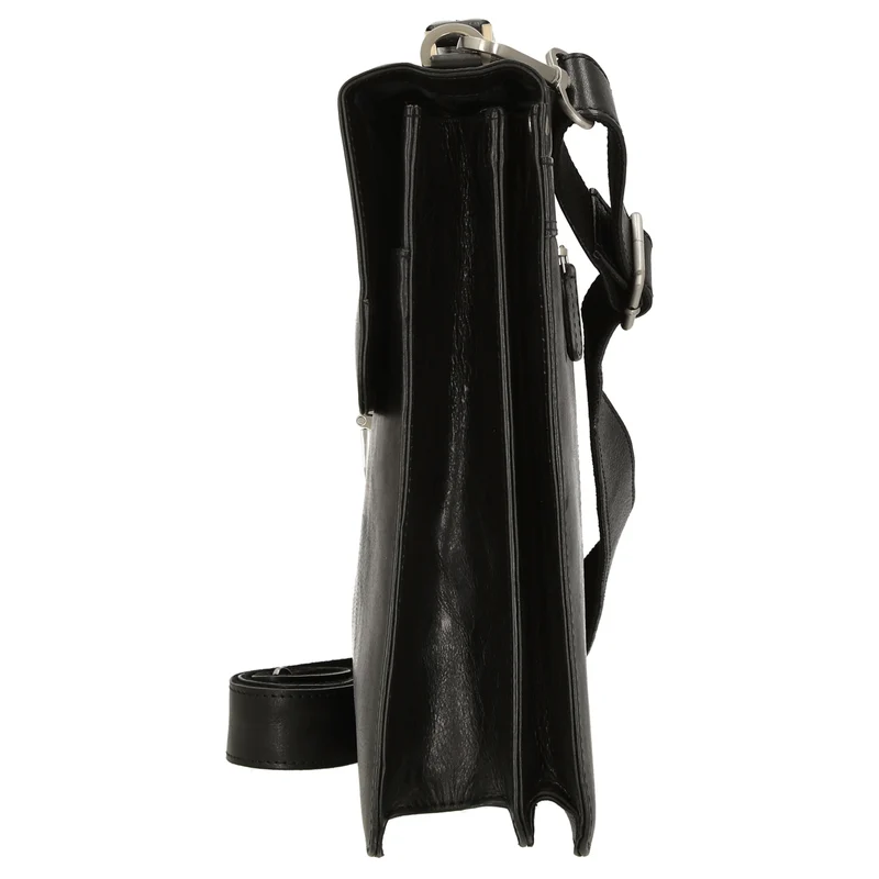 Leonhard Heyden Tradition - Aktentasche 1 Fach Leder 15" 38 cm (schwarz)