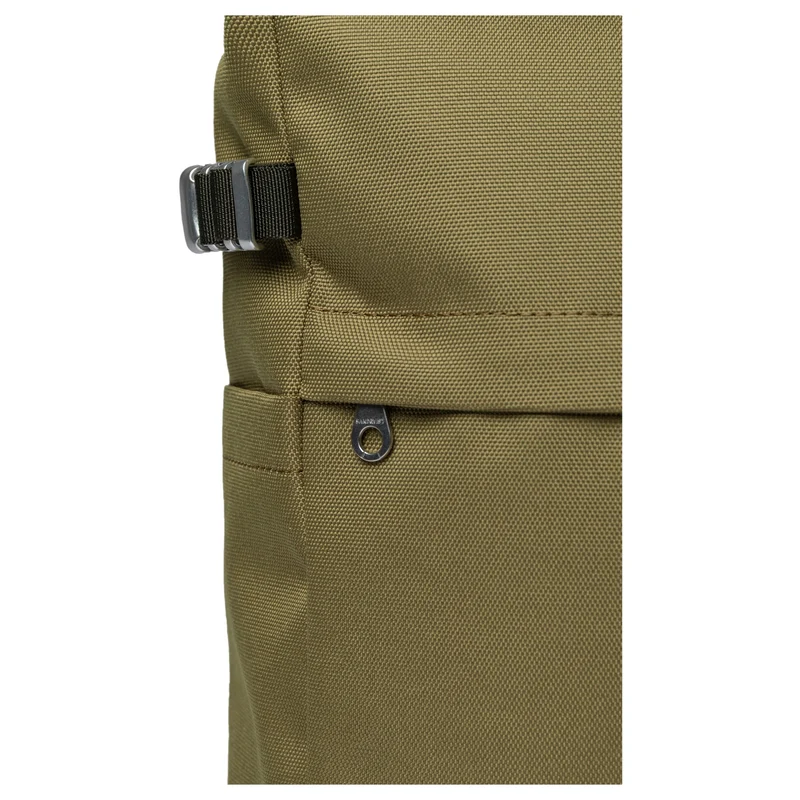 Sandqvist Icon Rolltop - Rucksack M 14" 60 cm (olive drab with black leather)