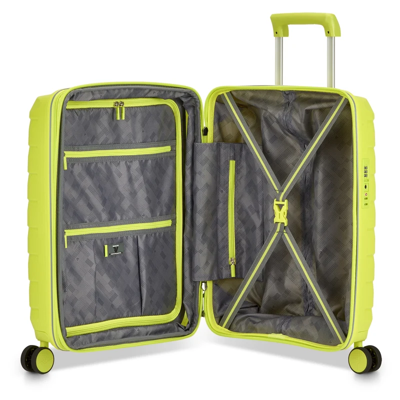 Roncato Skyline 2.0 - 4-Rollen-Kabinentrolley S 55 cm erw. (cyber lime)