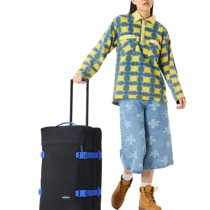 Eastpak Tranverz M 78 - Rollenreisetasche 67 cm (kontrast black blue)