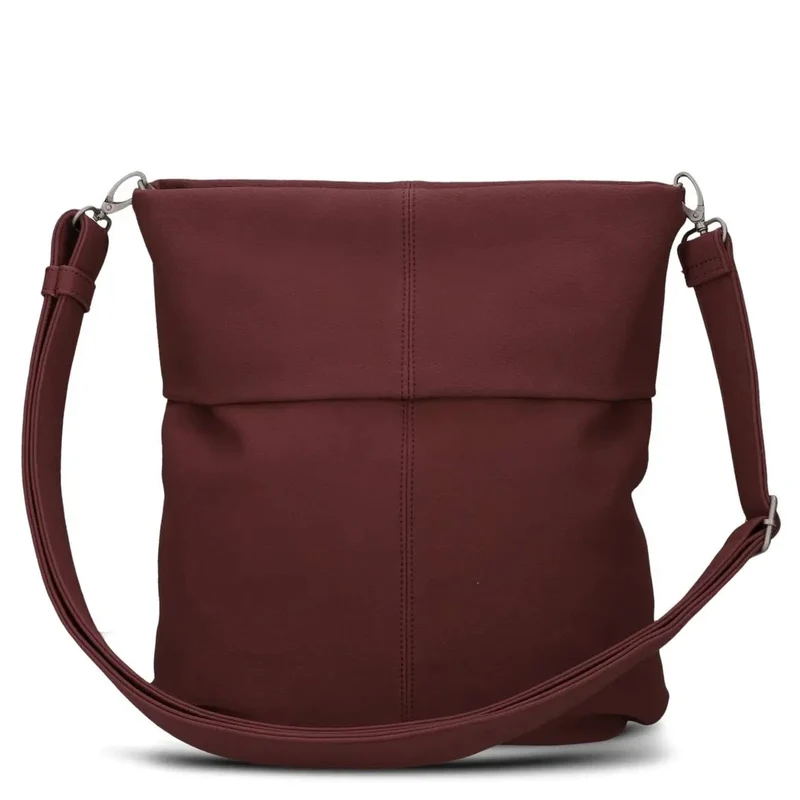 zwei Mademoiselle M12 - Schultertasche 32 cm (rubin)