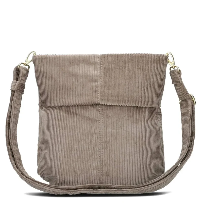 zwei Mademoiselle M90 - Umhängetasche 28 cm (cord-mocca)