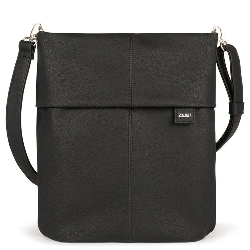 zwei Mademoiselle M12 - Schultertasche 32 cm (nubuk-black)
