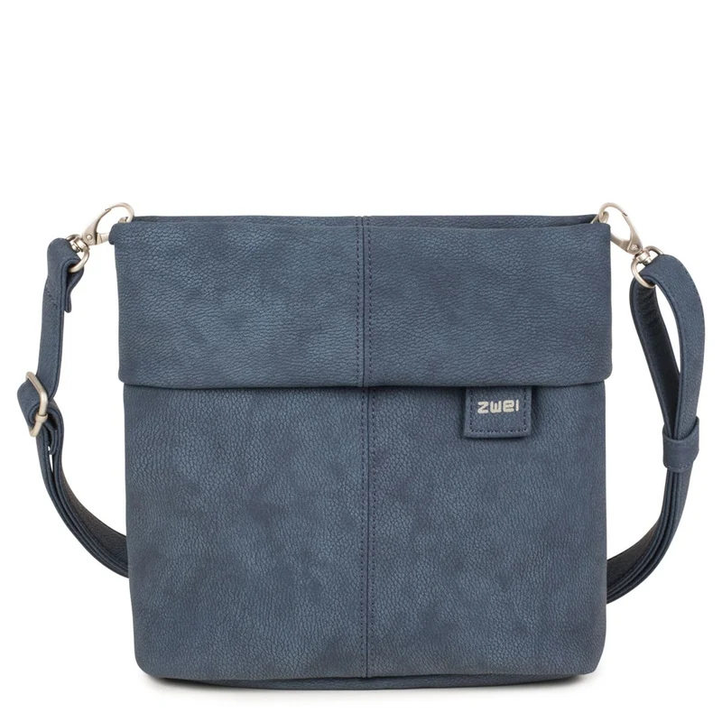 zwei Mademoiselle M8 - Schultertasche 25 cm (nubuk-blue)