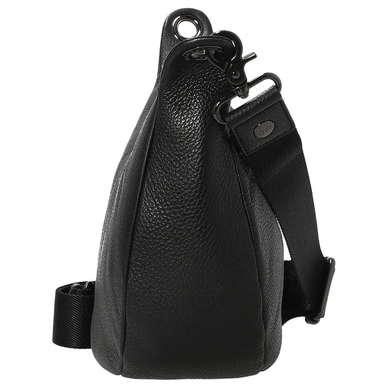 Mandarina Duck Mellow Leather - Umhängetasche S 35 cm (nero)