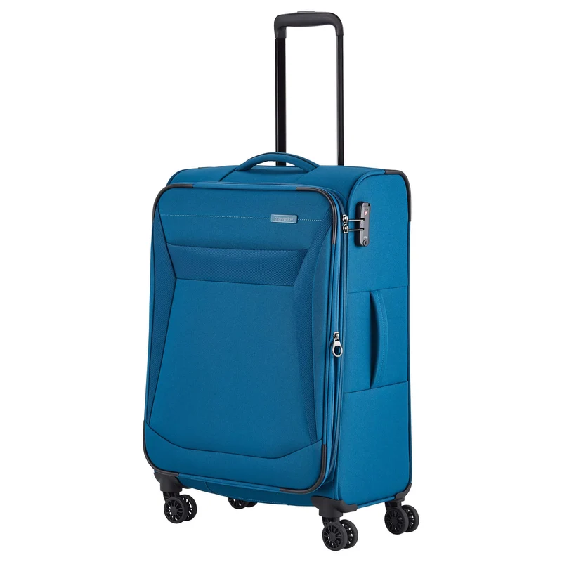 Travelite Chios - 4-Rollen-Trolley M 67 cm erw. (petrol)