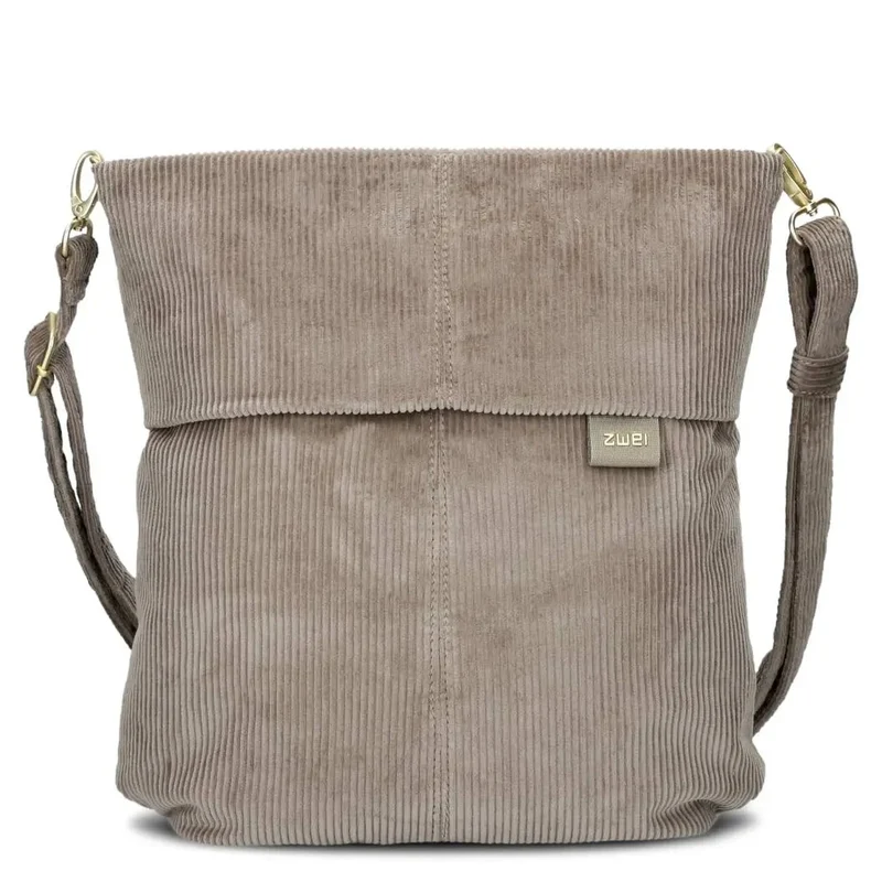 zwei Mademoiselle M12 - Schultertasche 32 cm (cord-mocca)
