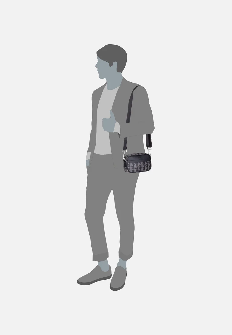 The Blend Small NH3650LX Monogram Noir Gris - Crossbody Bag