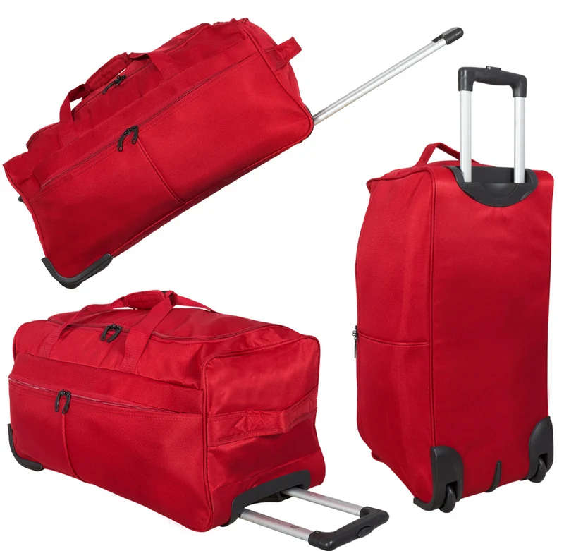 Trolleytasche 65cm - XL Reisetasche mit 2 Rollen - verschiedene Farben lieferbar
