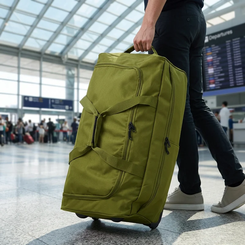 Trolleytasche 65cm - XL Reisetasche mit 2 Rollen - verschiedene Farben lieferbar