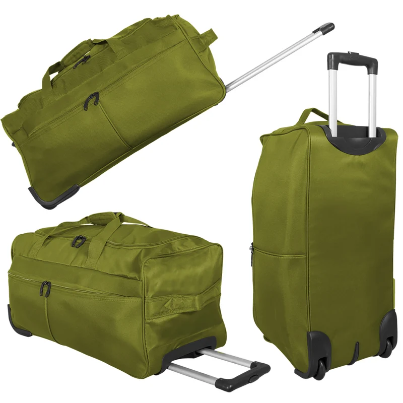 Trolleytasche 65cm - XL Reisetasche mit 2 Rollen - verschiedene Farben lieferbar