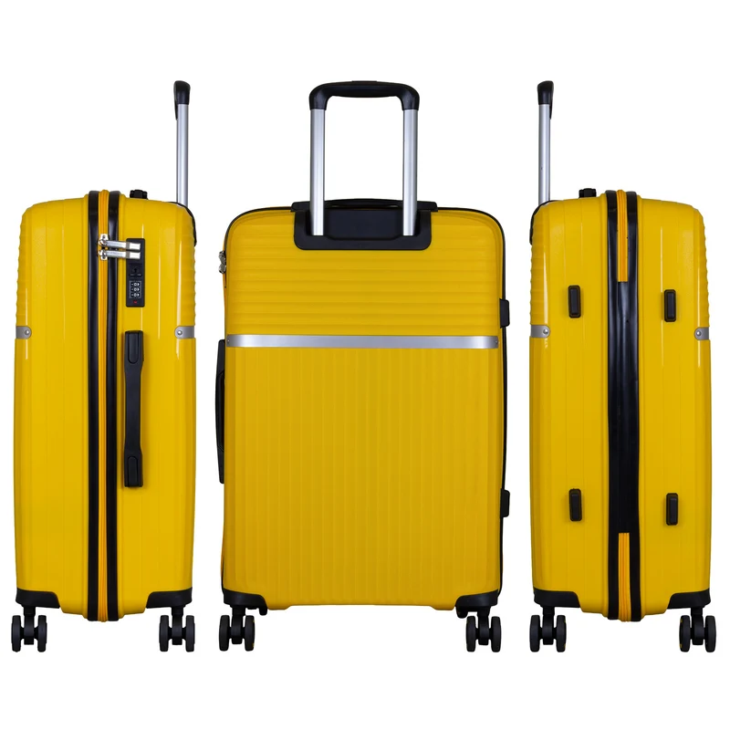 TRENTO Reisekoffer M – Hartschalenkoffer ABS 4 Rollen robust & leicht
