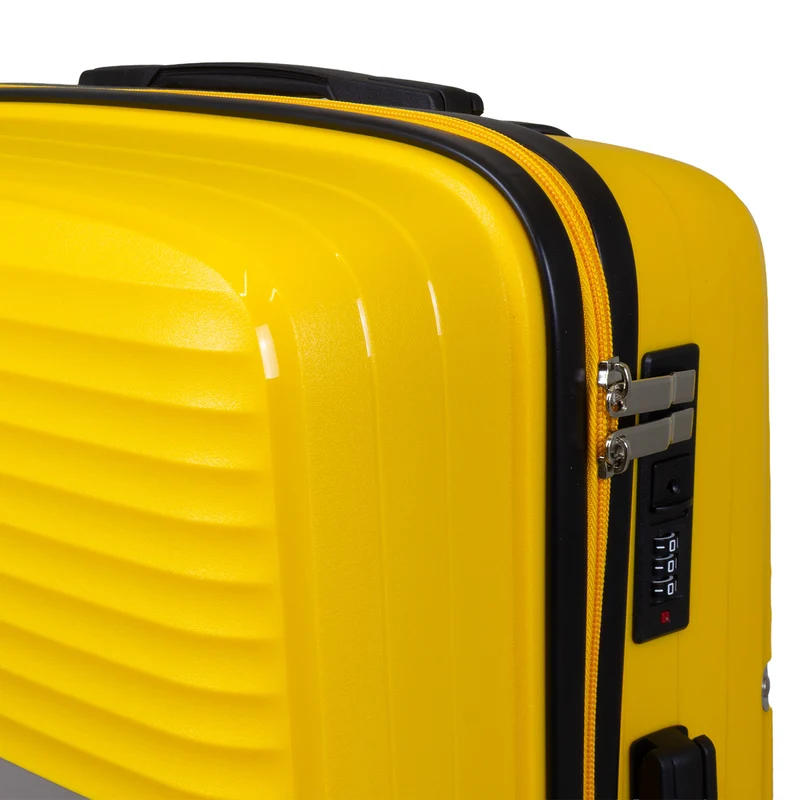 TRENTO Reisekoffer M – Hartschalenkoffer ABS 4 Rollen robust & leicht