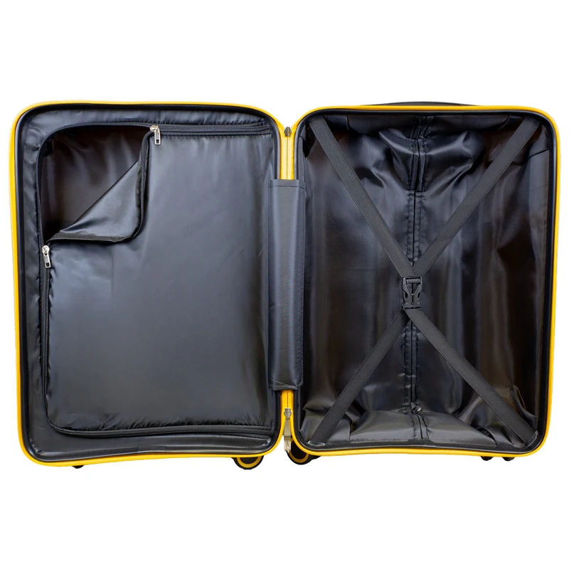 TRENTO Reisekoffer M – Hartschalenkoffer ABS 4 Rollen robust & leicht