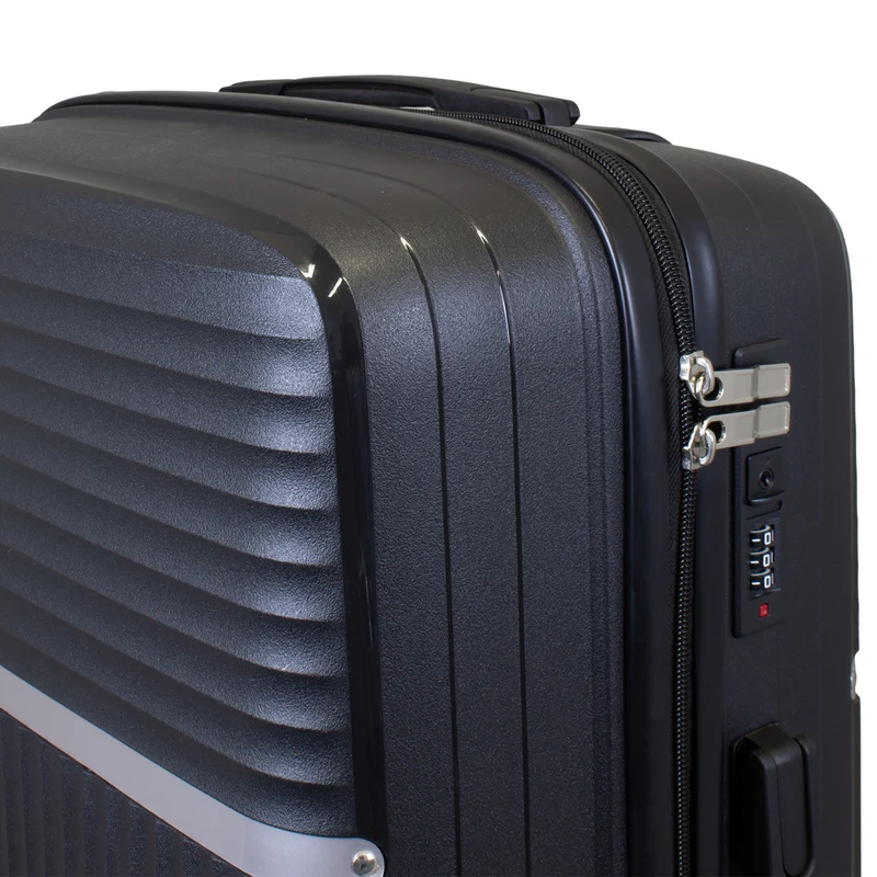 TRENTO Reisekoffer M – Hartschalenkoffer ABS 4 Rollen robust & leicht