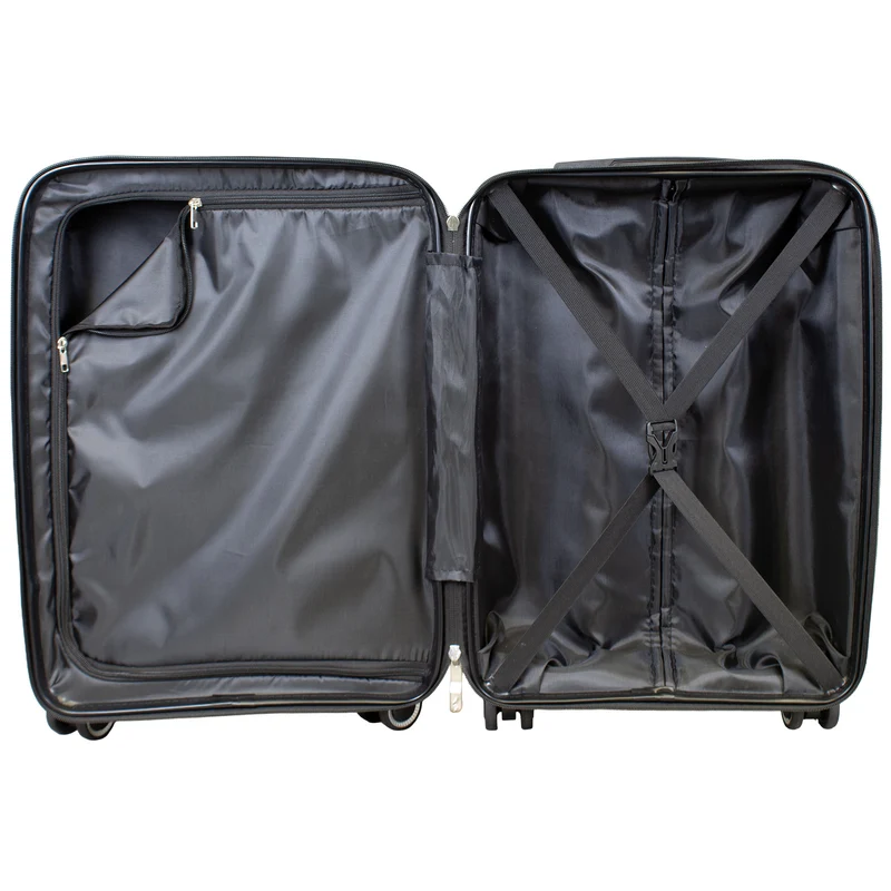 TRENTO Reisekoffer M – Hartschalenkoffer ABS 4 Rollen robust & leicht