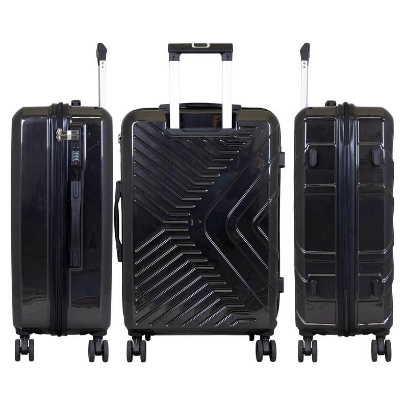 BERGAMO Reisekoffer L – Hartschalenkoffer ABS/Polycarbonat 4 Rollen Aufgabegepäck