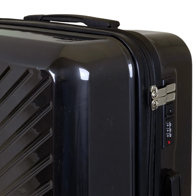 BERGAMO Reisekoffer L – Hartschalenkoffer ABS/Polycarbonat 4 Rollen Aufgabegepäck