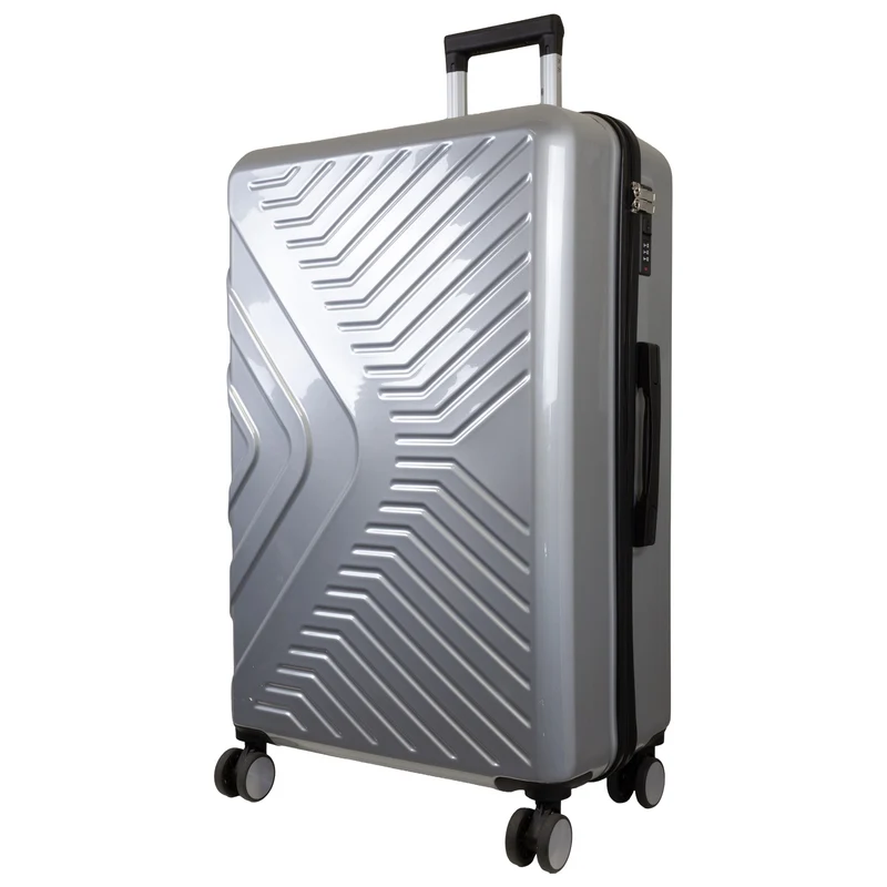 BERGAMO Reisekoffer L – Hartschalenkoffer ABS/Polycarbonat 4 Rollen Aufgabegepäck