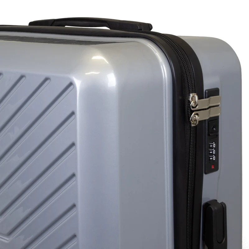 BERGAMO Reisekoffer L – Hartschalenkoffer ABS/Polycarbonat 4 Rollen Aufgabegepäck