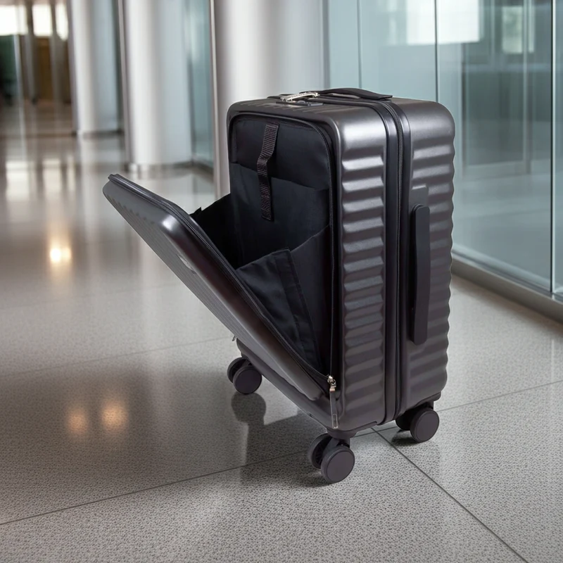 Businesstrolley Handgepäck 2 Farben silbergrau anthrazit