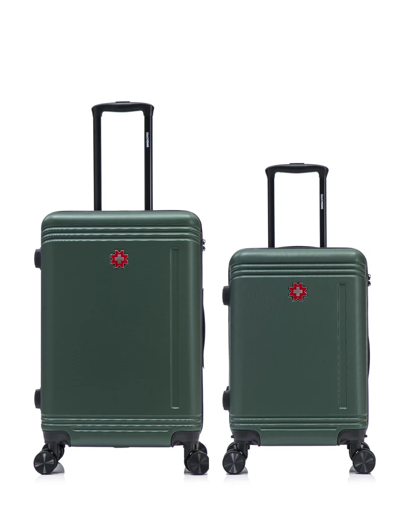 2er-Pack Hartschalenkoffer: Mittelgroßer Koffer und Handgepäck GSTAAD