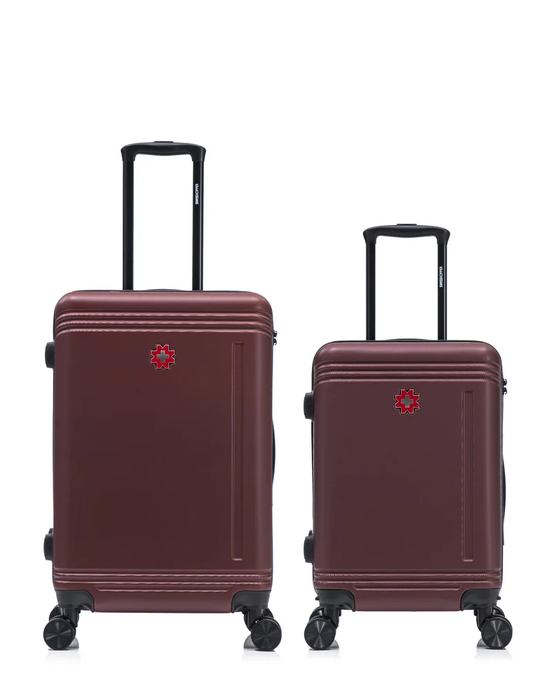 2er-Pack Hartschalenkoffer: Mittelgroßer Koffer und Handgepäck GSTAAD