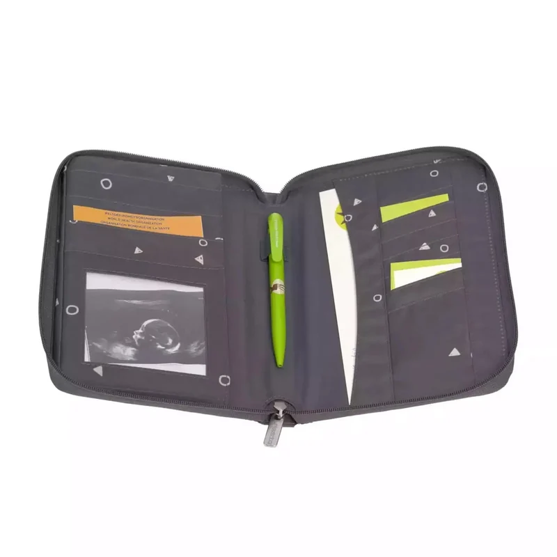 Lässig Mutterpass Hülle Mappe CAS Document Pouch Universe anthracite