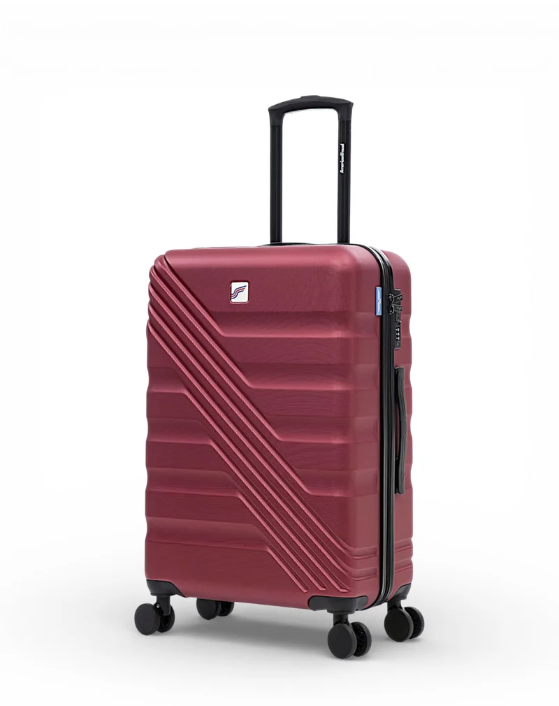 2er-Pack Hartschalenkoffer: Mittelgroßer Koffer und Handgepäck REDWOOD