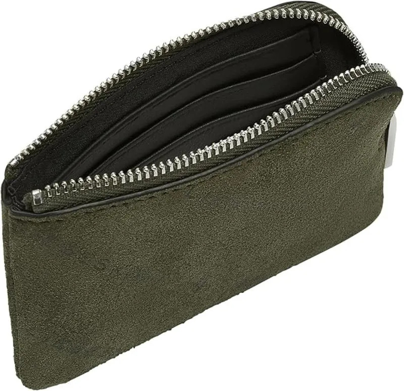 Liebeskind Berlin Geldbeutel Lena XS Monogram Suede Grün