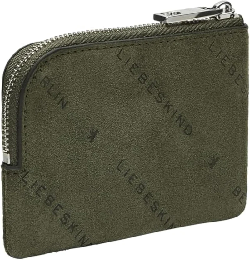 Liebeskind Berlin Geldbeutel Lena XS Monogram Suede Grün
