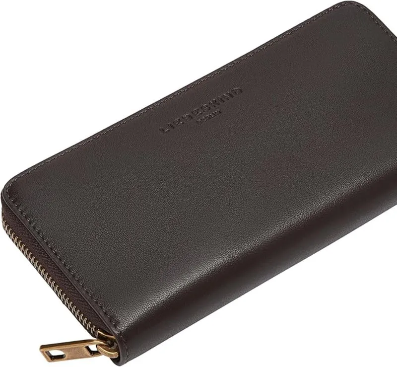 Liebeskind Berlin Geldbeutel Sally Wallet L Sheep Natural dark braun