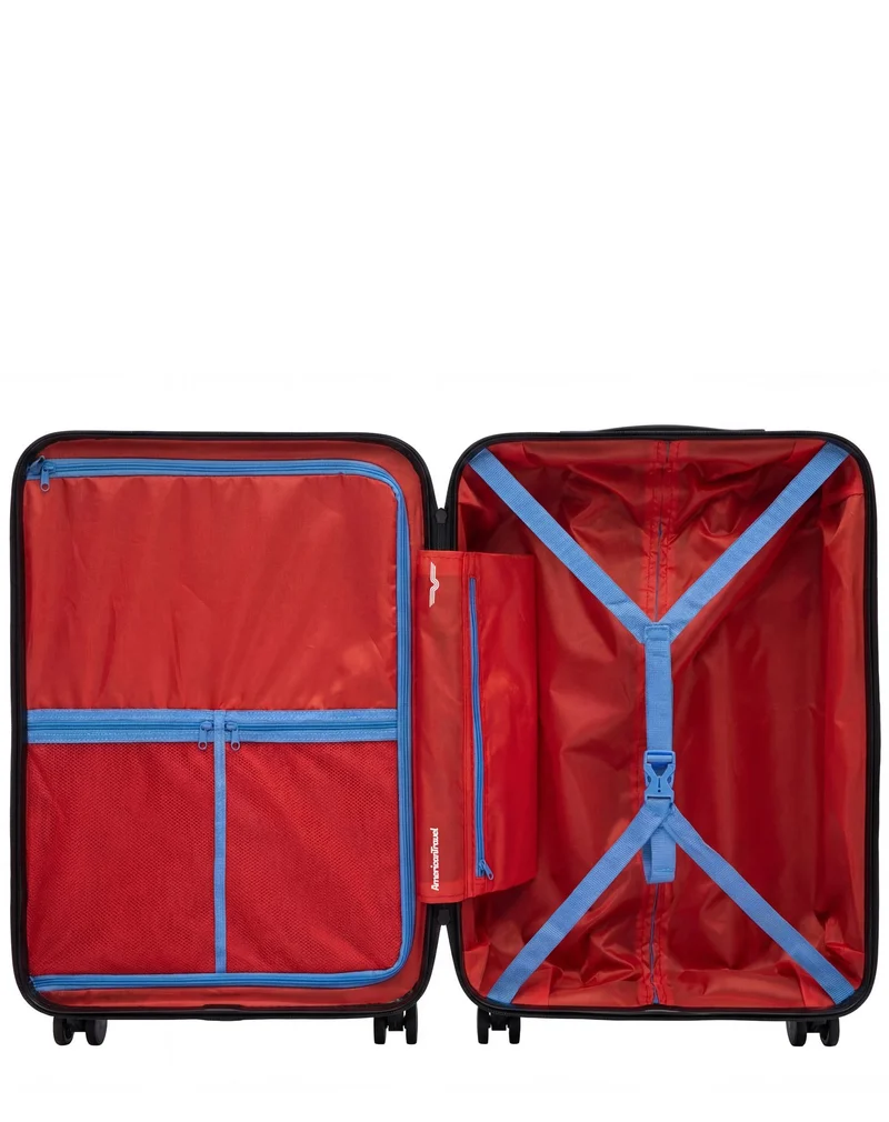3er-Pack Hartschalenkoffer: Großer Koffer, mittelgroßer Koffer und Handgepäck REDWOOD