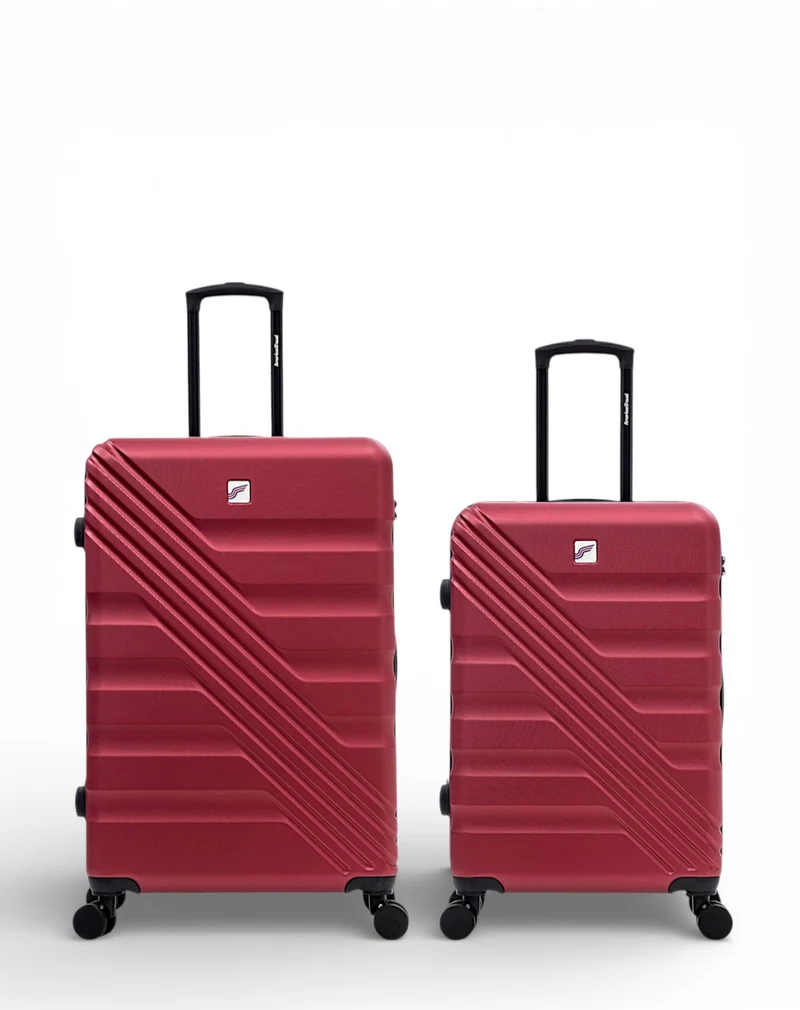 2er-Pack Hartschalenkoffer: Großer Koffer und mittelgroßer Koffer REDWOOD