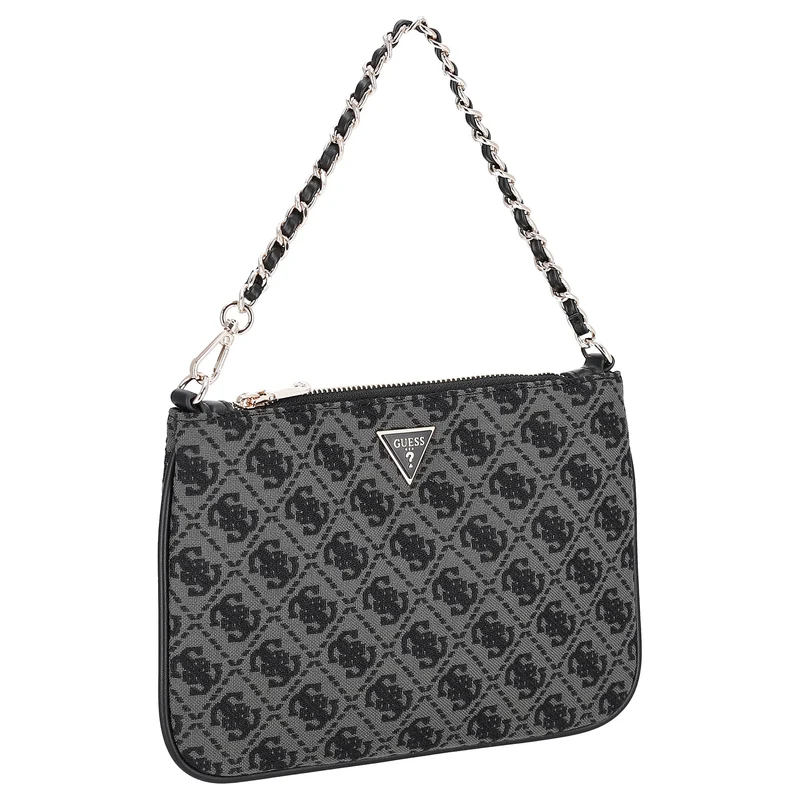 Guess Flat Pouch - Schultertasche 24.5 cm (coal logo)