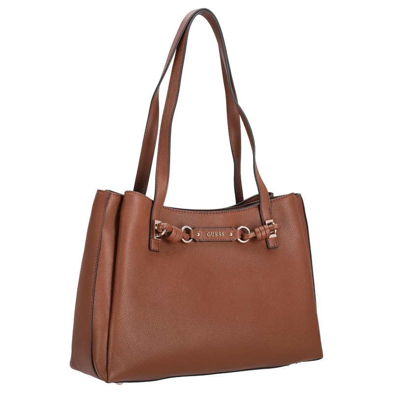 Guess Camelia 3 Comp Tote - Shopper 38 cm (cognac)