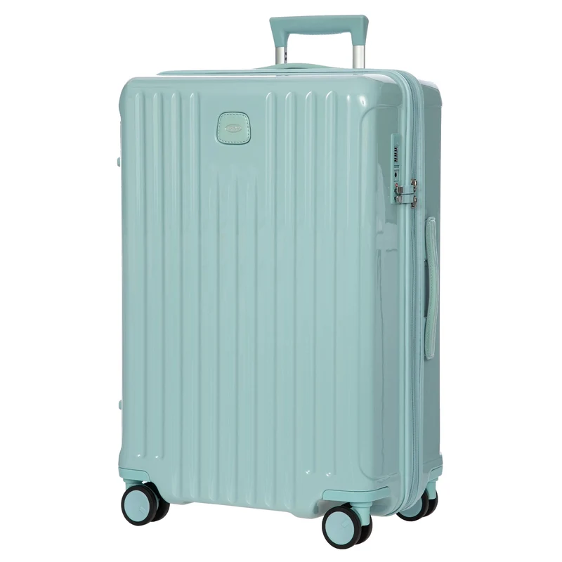Brics Positano - 4-Rollen-Trolley M 69 cm erw. (hellblau)