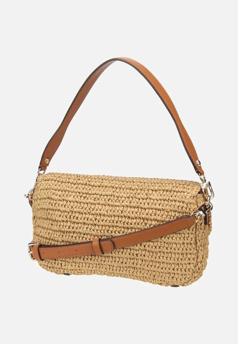 Ofelia Flap Shoulder 23190 Natural/Cognac - Umhängetasche