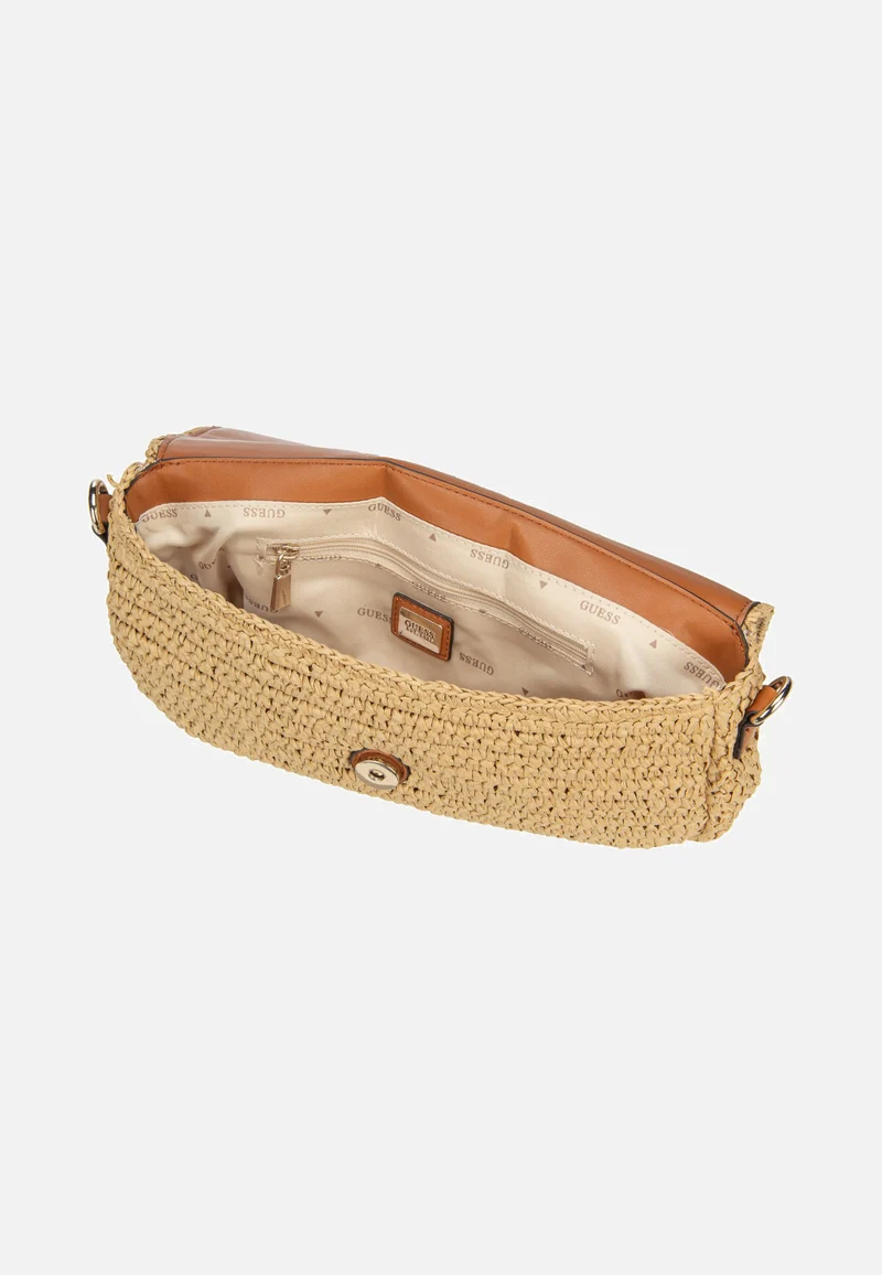 Ofelia Flap Shoulder 23190 Natural/Cognac - Umhängetasche