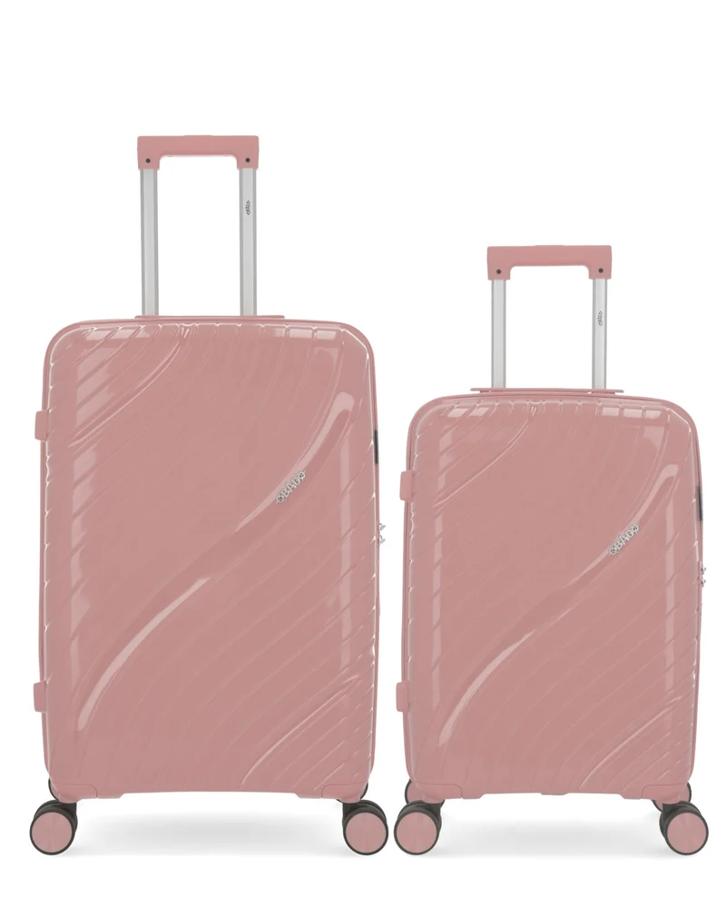 OBAGO – 2er-Pack – Mittelgroßer Koffer und Handgepäck LYRA