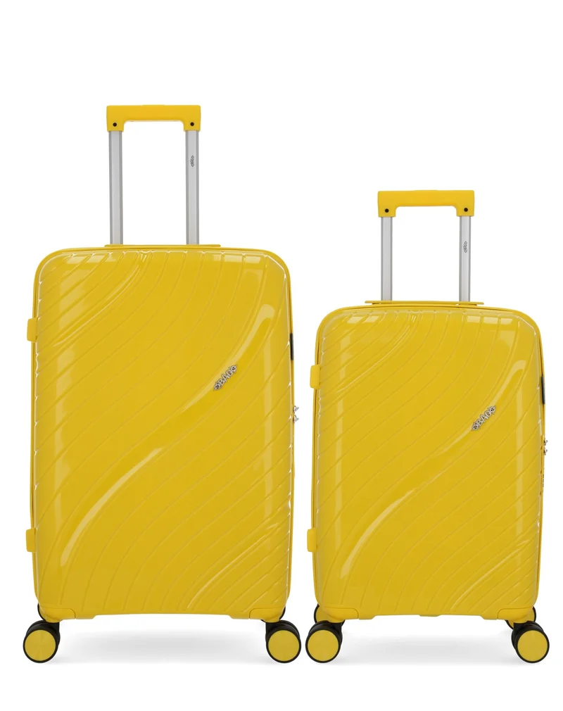 OBAGO – 2er-Pack – Mittelgroßer Koffer und Handgepäck LYRA