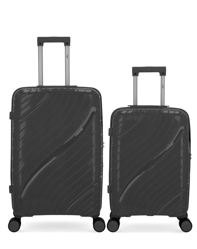 OBAGO – 2er-Pack – Mittelgroßer Koffer und Handgepäck LYRA