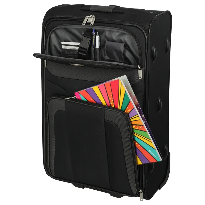 paklite Orlando - 2-Rollen-Trolley M 63 cm (schwarz)