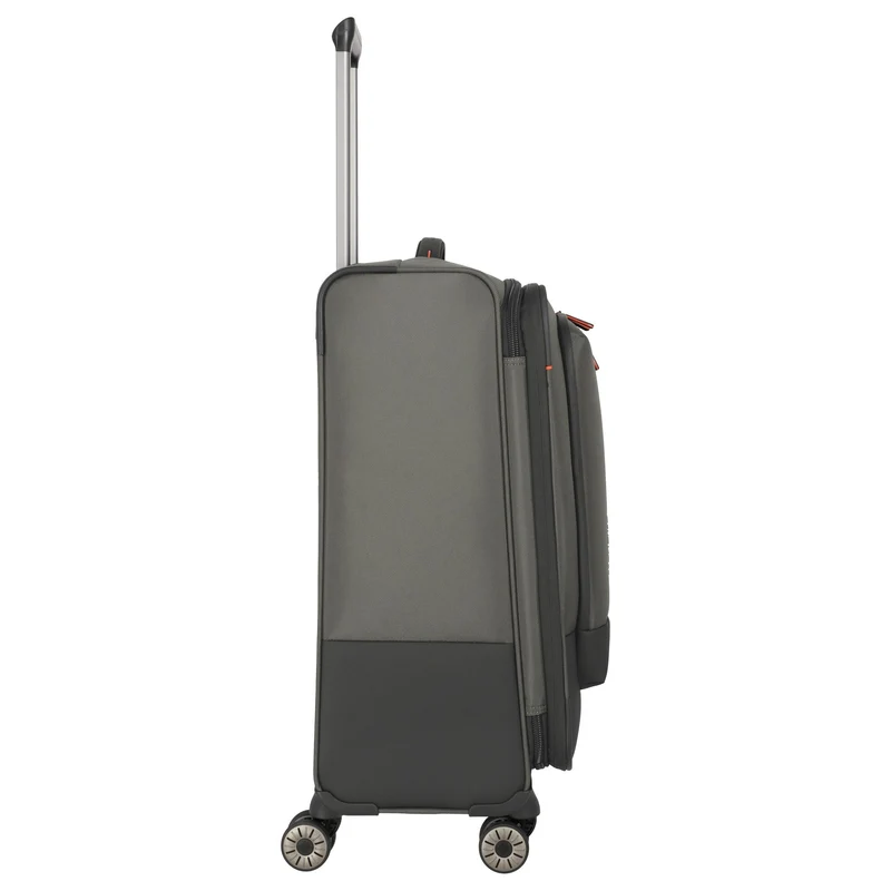 Travelite Crosslite - 4-Rollen-Trolley M 66 cm erw. (oliv)