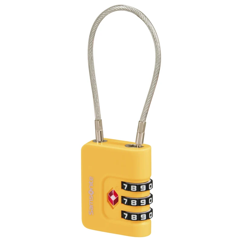 Samsonite TA Revolution Cablelock 3 Dial - Schloss (yellow)