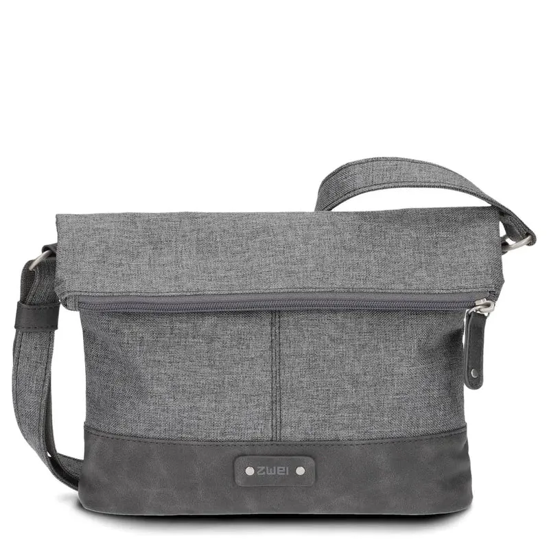 zwei Olli OT6 - Schultertasche 20/29 cm (grey)