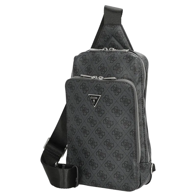 Guess Milano - Umhängetasche 33 cm (black/lime)