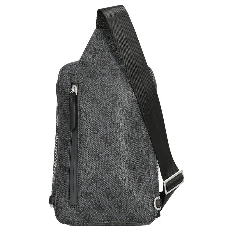 Guess Milano - Umhängetasche 33 cm (black/lime)